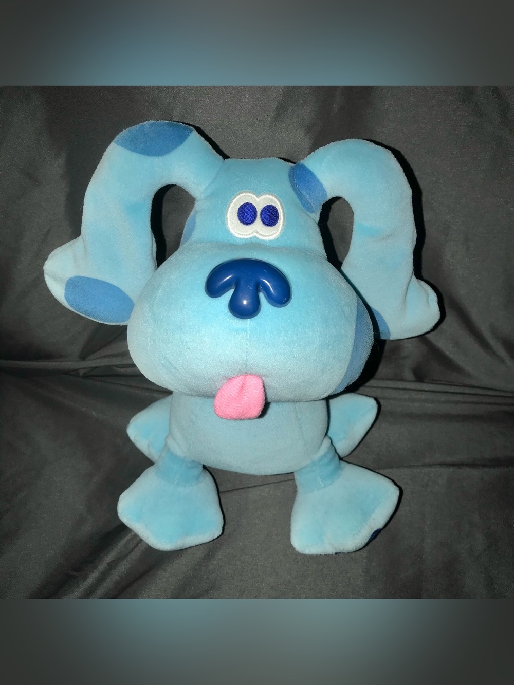 Blues clues Blue Plush Dog Eden Viacom Puppy Dog Vintage